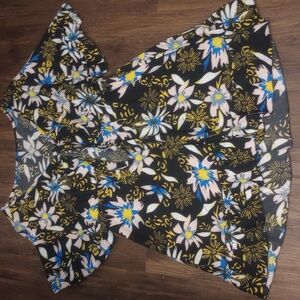 Shein Curve Black Floral Dress